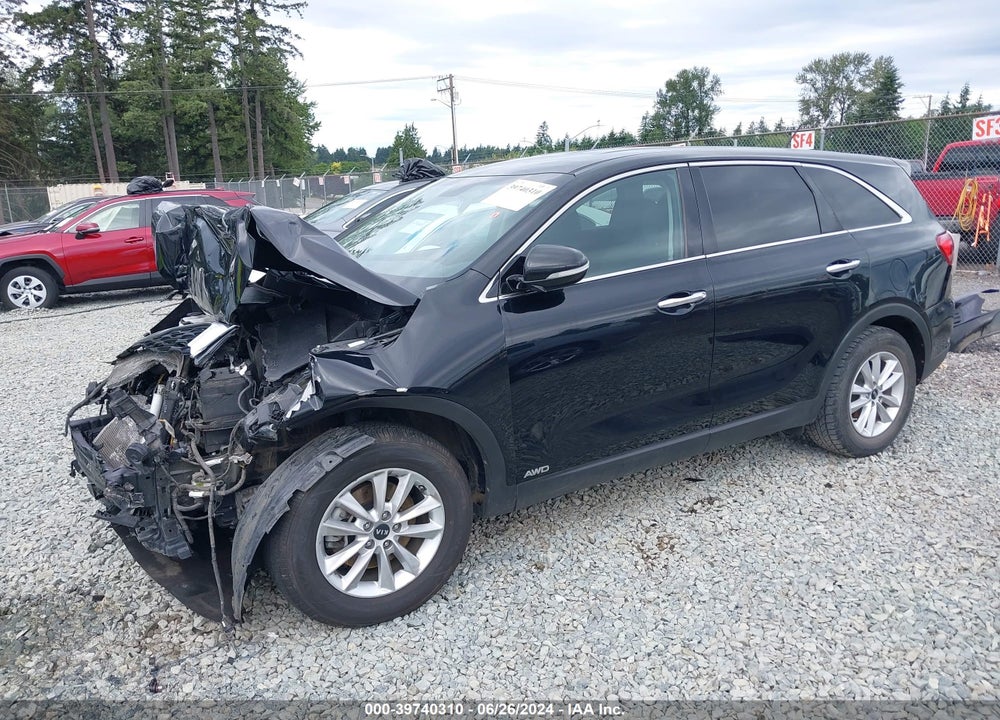 2019 KIA SORENTO 3.3L LX VIN: 5XYPGDA57KG466095