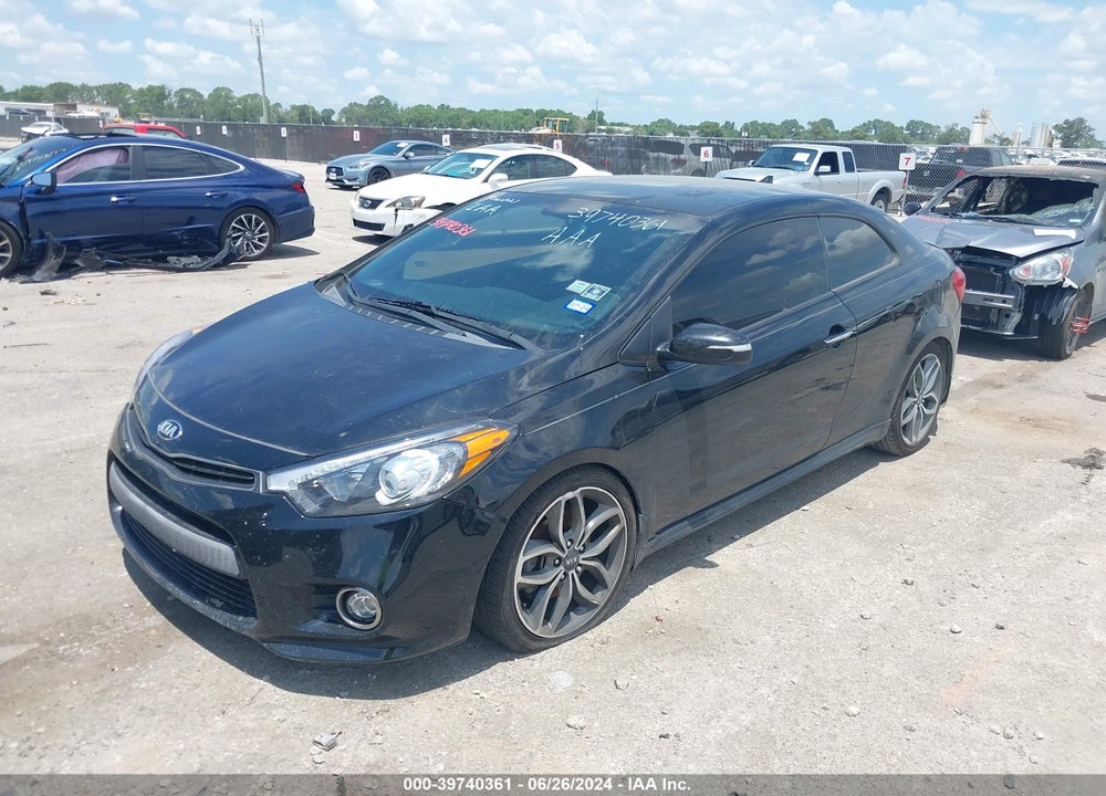 2015 KIA FORTE KOUP SX VIN: KNAFZ6A3XF5378573