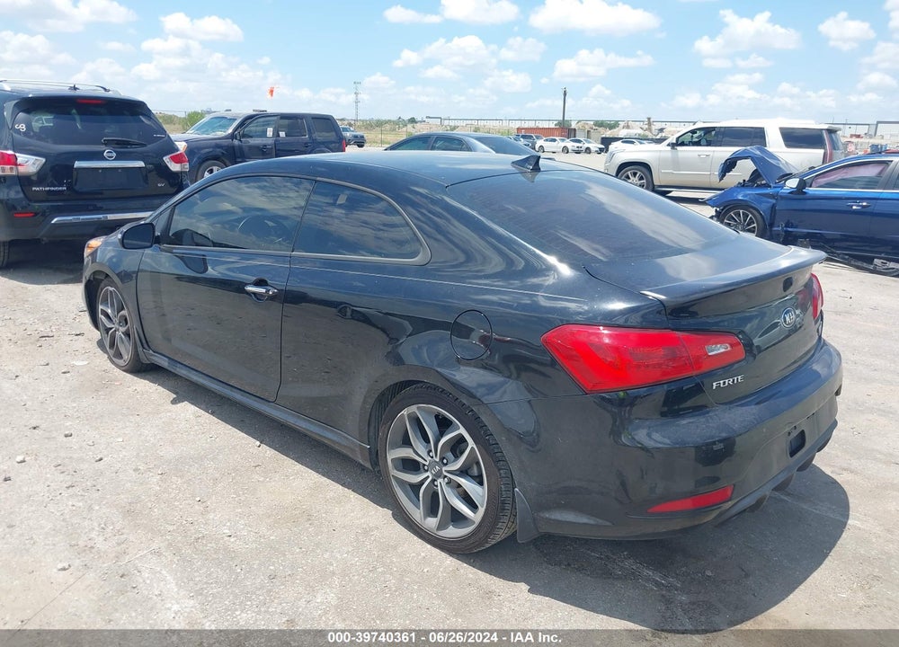 2015 KIA FORTE KOUP SX VIN: KNAFZ6A3XF5378573