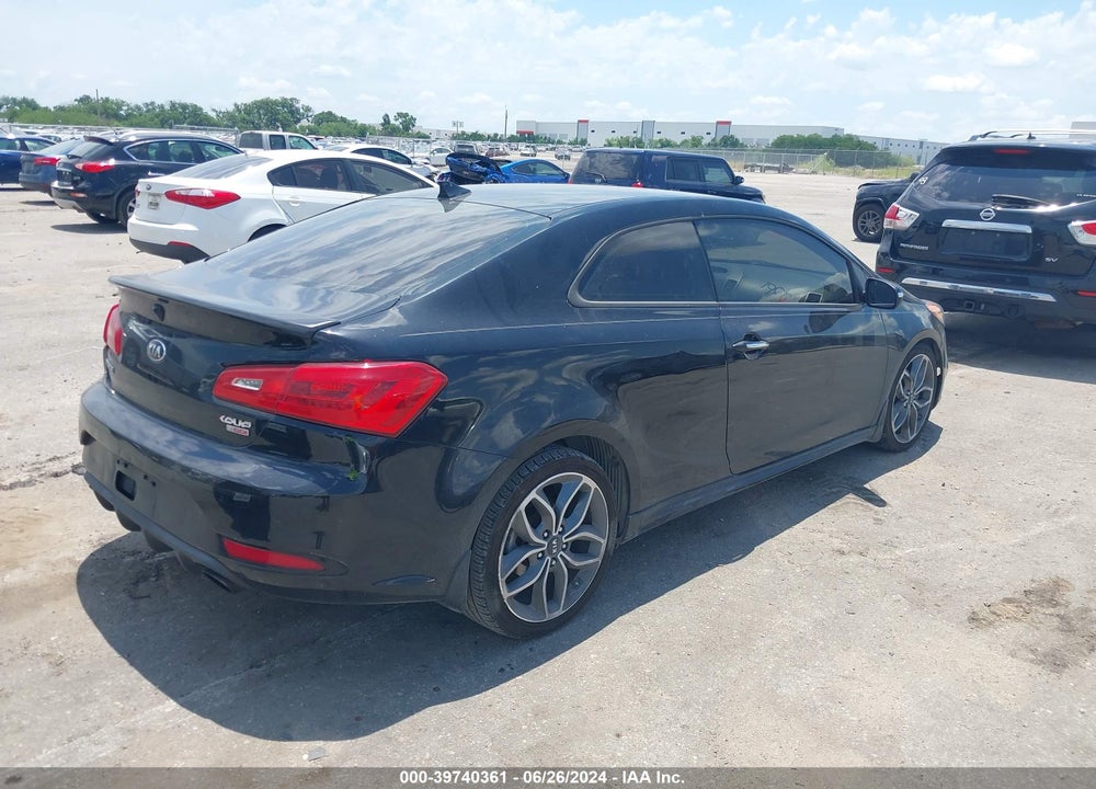 2015 KIA FORTE KOUP SX VIN: KNAFZ6A3XF5378573