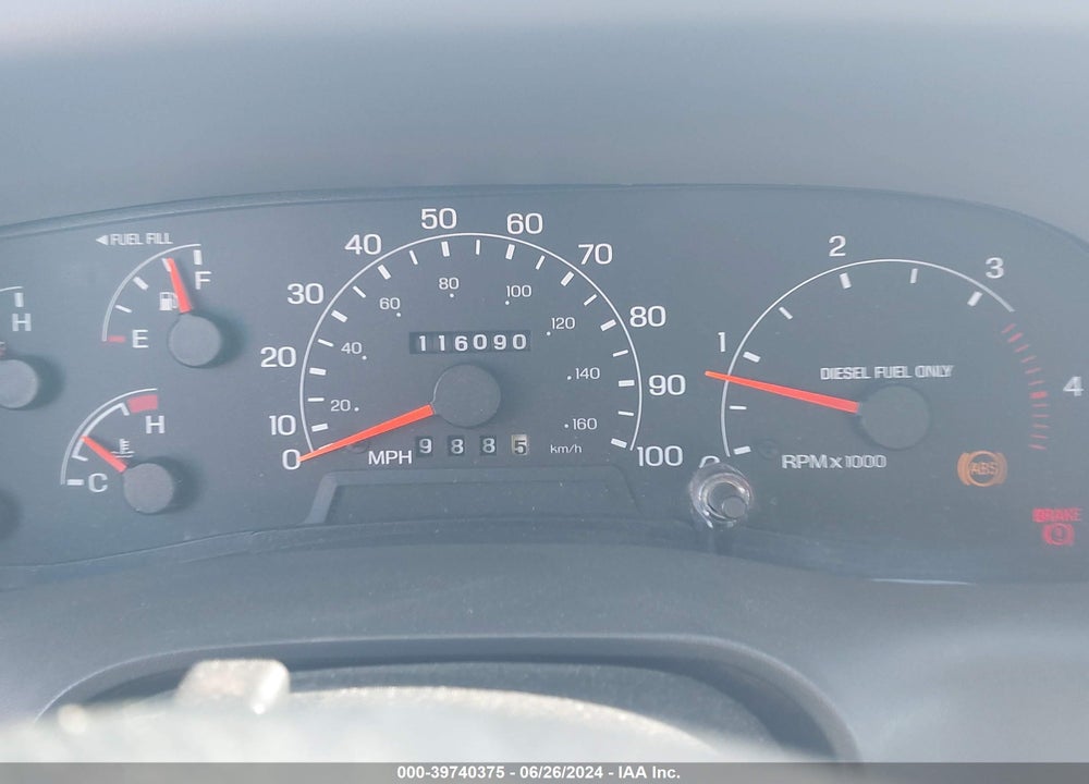 2000 FORD F 350 VIN: 1FTSW31FXYEB22729