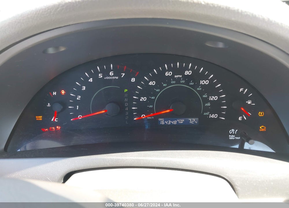 2009 TOYOTA CAMRY LE VIN: 4T1BE46K19U864583