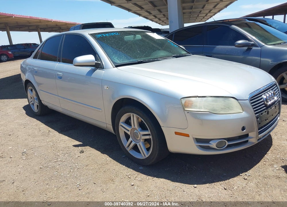 2007 AUDI A4 2.0T VIN: WAUAF78E37A137253