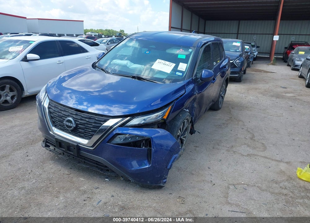 2022 NISSAN ROGUE SV FWD VIN: 5N1BT3BA3NC677746