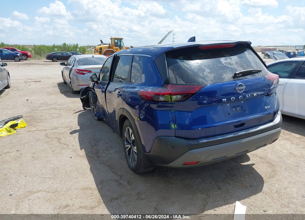 2022 NISSAN ROGUE SV FWD VIN: 5N1BT3BA3NC677746