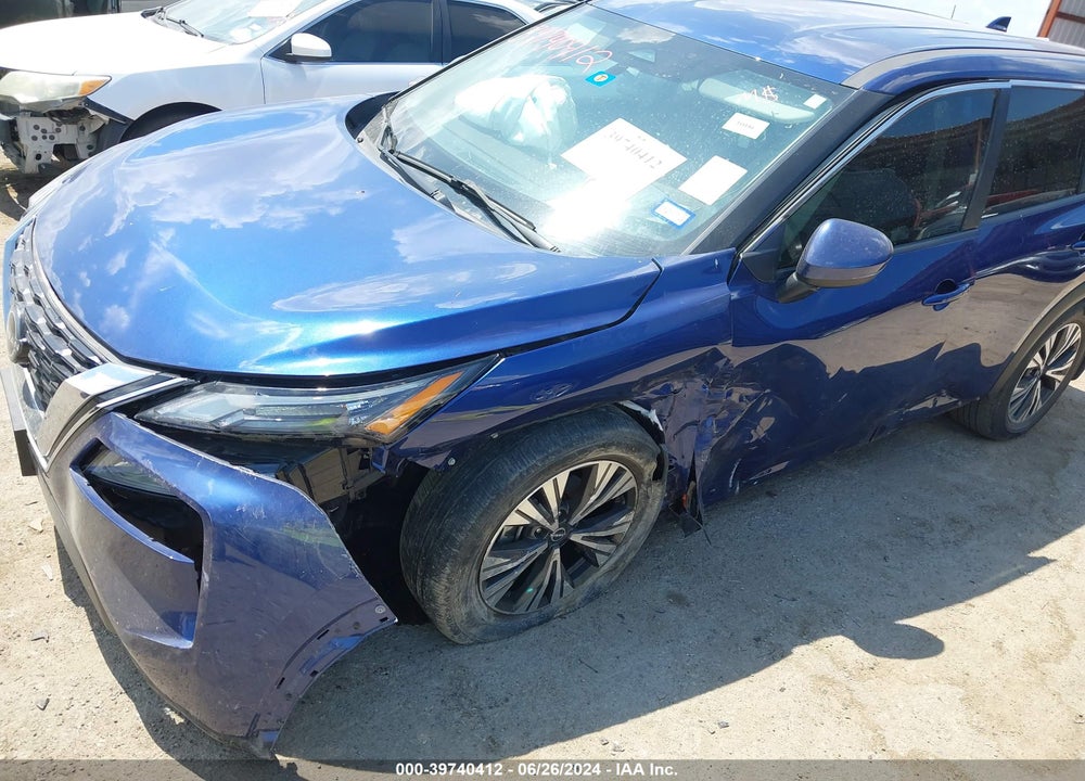 2022 NISSAN ROGUE SV FWD VIN: 5N1BT3BA3NC677746