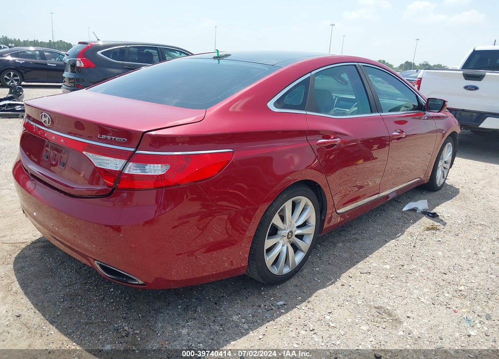 2014 HYUNDAI AZERA LIMITED VIN: KMHFH4JG3EA362696