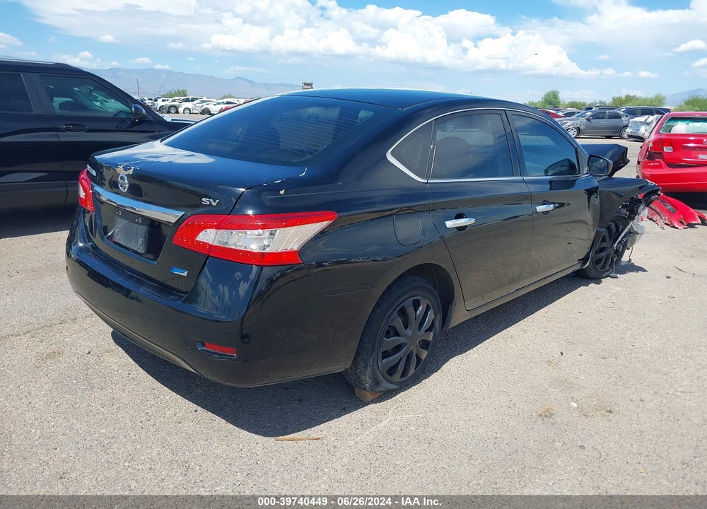 2014 NISSAN SENTRA SV VIN: 3N1AB7AP1EL674528
