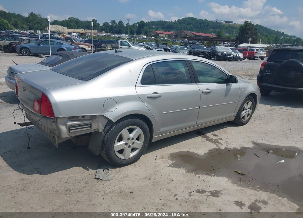 2008 CHEVROLET MALIBU LS VIN: 1G1ZG57B48F280109
