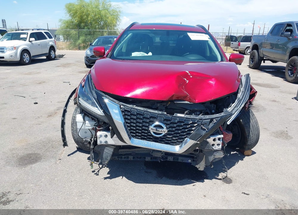 2019 NISSAN MURANO SV VIN: 5N1AZ2MJ9KN159190
