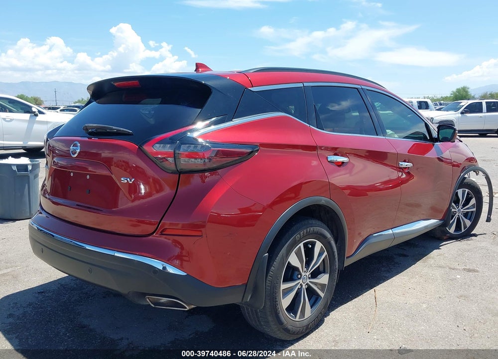 2019 NISSAN MURANO SV VIN: 5N1AZ2MJ9KN159190