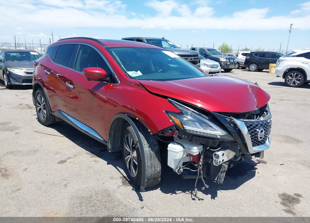 2019 NISSAN MURANO SV VIN: 5N1AZ2MJ9KN159190