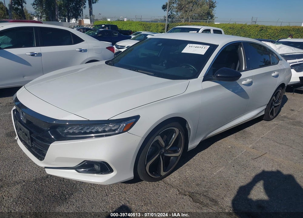 2022 HONDA ACCORD SPORT VIN: 1HGCV1F31NA110001