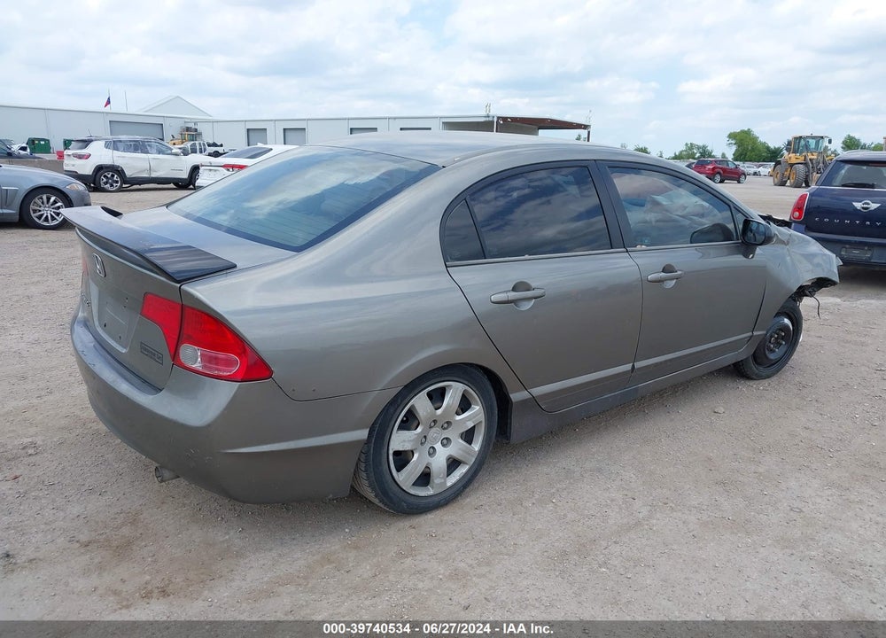 2006 HONDA CIVIC VIN: 1HGFA16546L087491