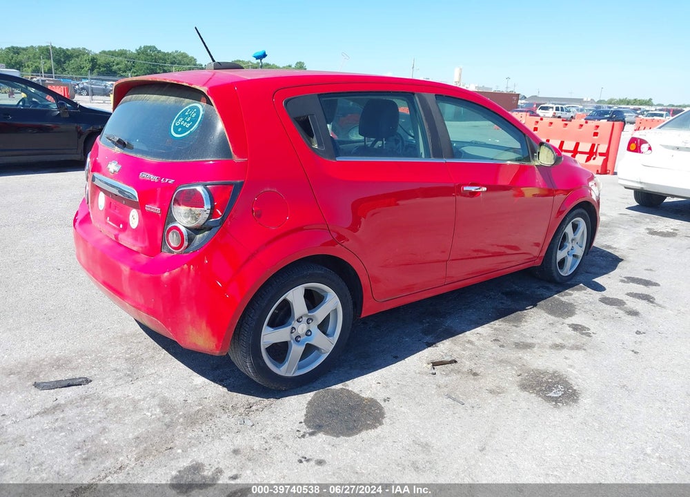 2015 CHEVROLET SONIC LTZ AUTO VIN: 1G1JE6SB8F4117181