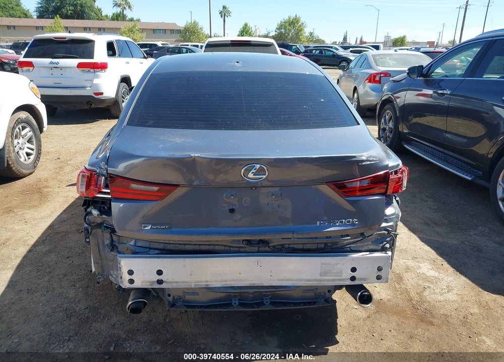 2016 LEXUS IS 200T VIN: JTHBA1D28G5021195