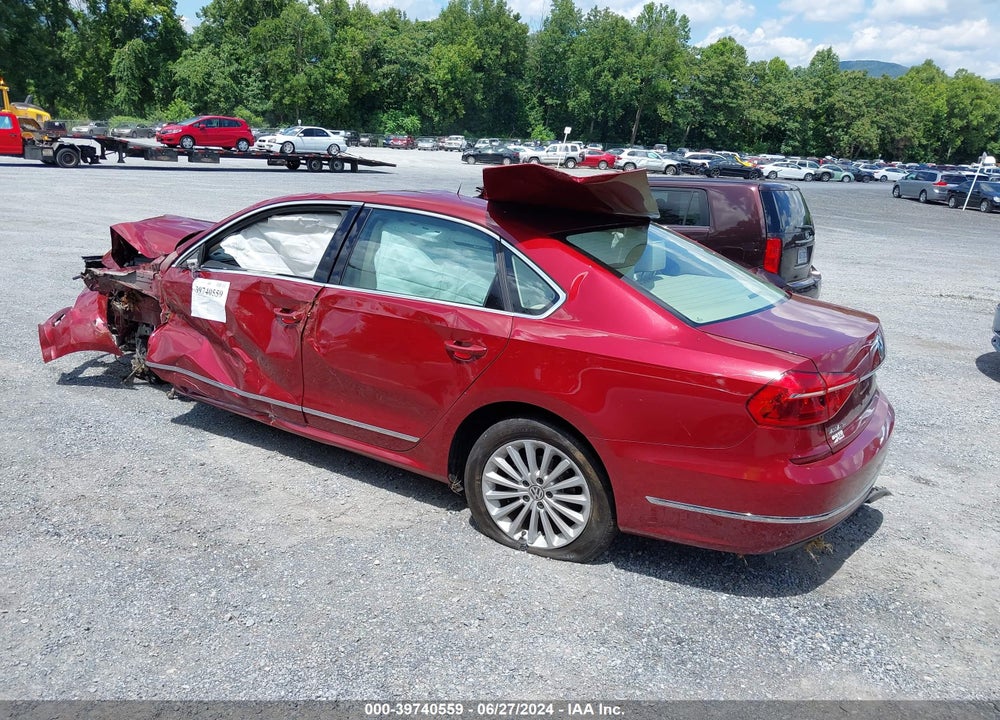 2016 VOLKSWAGEN PASSAT 1.8T SE VIN: 1VWBS7A36GC061718
