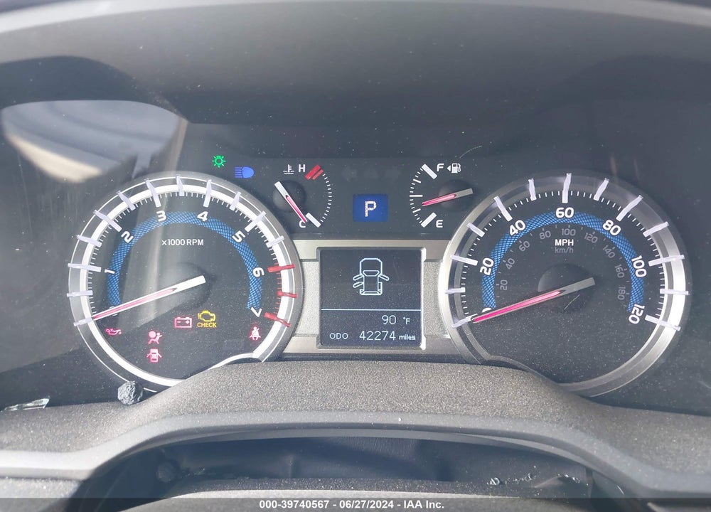 2018 TOYOTA 4RUNNER TRD OFF ROAD VIN: JTEBU5JR0J5582107