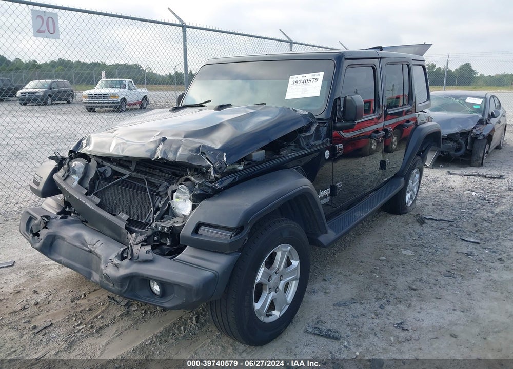 2019 JEEP WRANGLER UNLIMITED SPORT S 4X4 VIN: 1C4HJXDN1KW591969