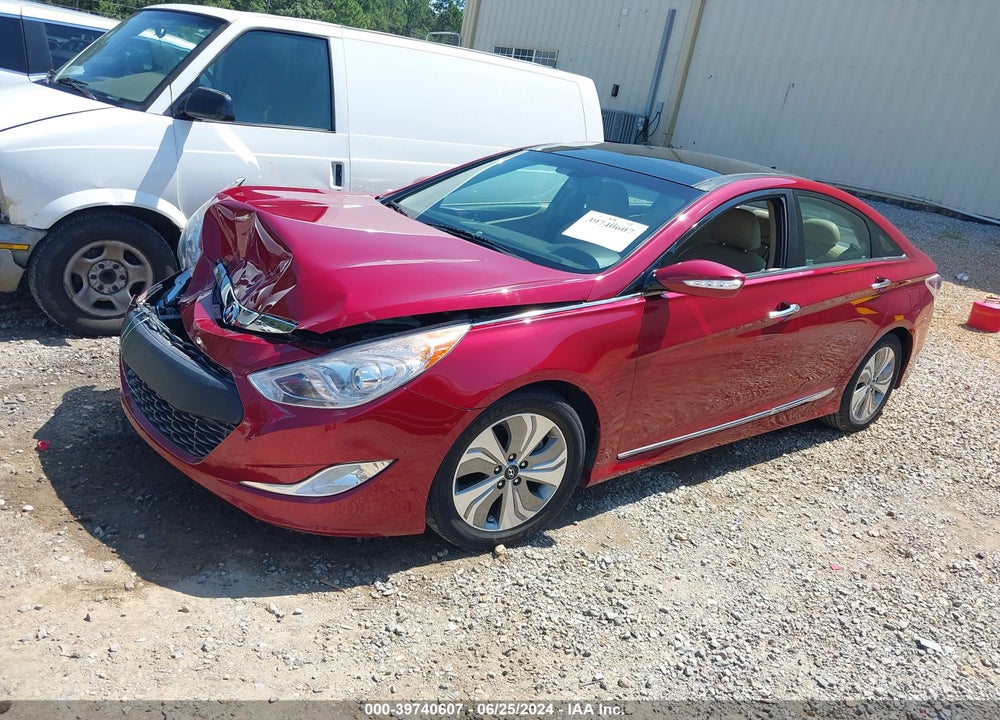 2014 HYUNDAI SONATA HYBRID LIMITED VIN: KMHEC4A40EA105625