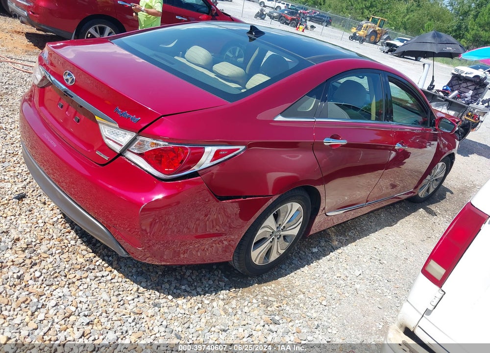 2014 HYUNDAI SONATA HYBRID LIMITED VIN: KMHEC4A40EA105625