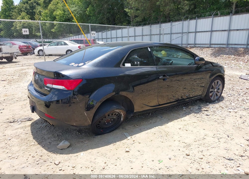 2011 KIA FORTE KOUP SX VIN: KNAFW6A32B5352228
