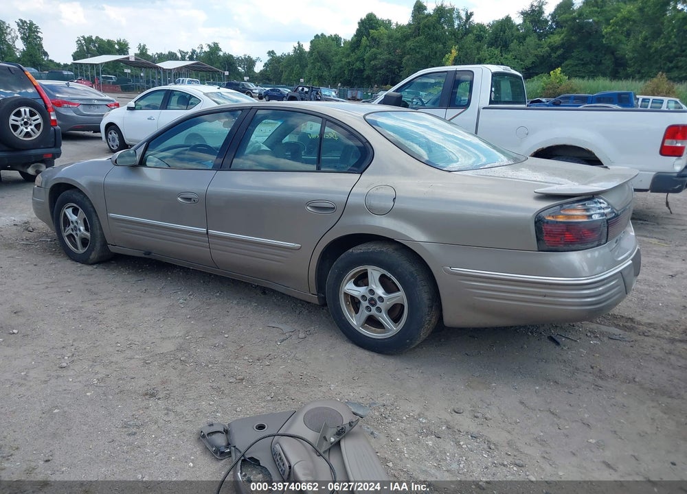 2000 PONTIAC BONNEVILLE SE VIN: 1G2HX54K9Y4182894