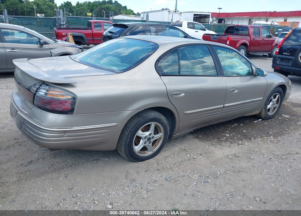 2000 PONTIAC BONNEVILLE SE VIN: 1G2HX54K9Y4182894