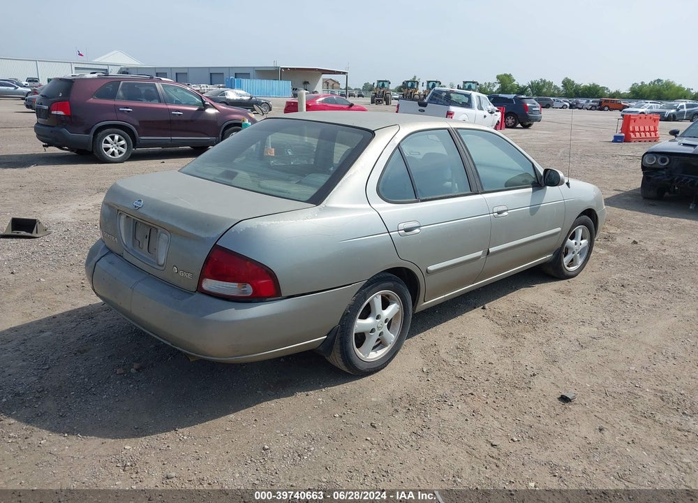 2001 NISSAN SENTRA GXE VIN: 3N1CB51D21L482077