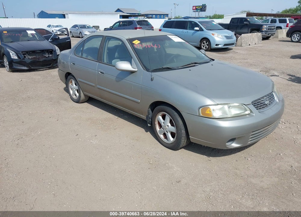 2001 NISSAN SENTRA GXE VIN: 3N1CB51D21L482077