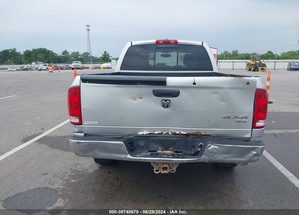 2006 DODGE RAM 1500 SLT/TRX4 OFF ROAD/SPORT VIN: 1D7HU18226S513434