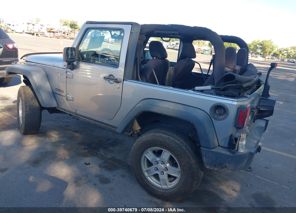 2014 JEEP WRANGLER SPORT VIN: 1C4AJWAG3EL316188