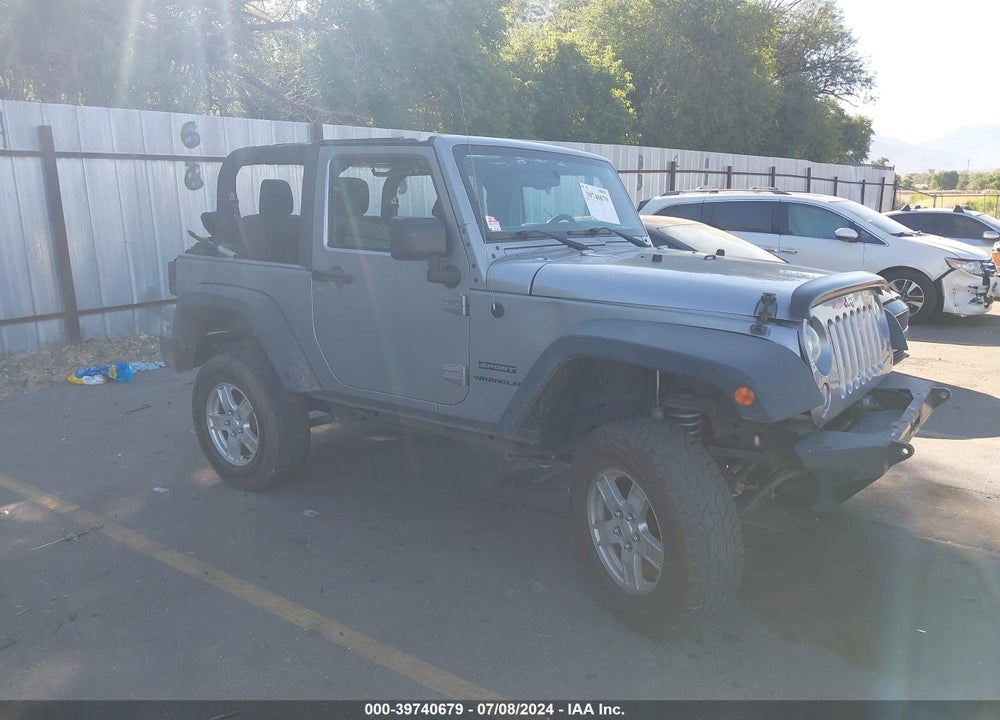 2014 JEEP WRANGLER SPORT VIN: 1C4AJWAG3EL316188