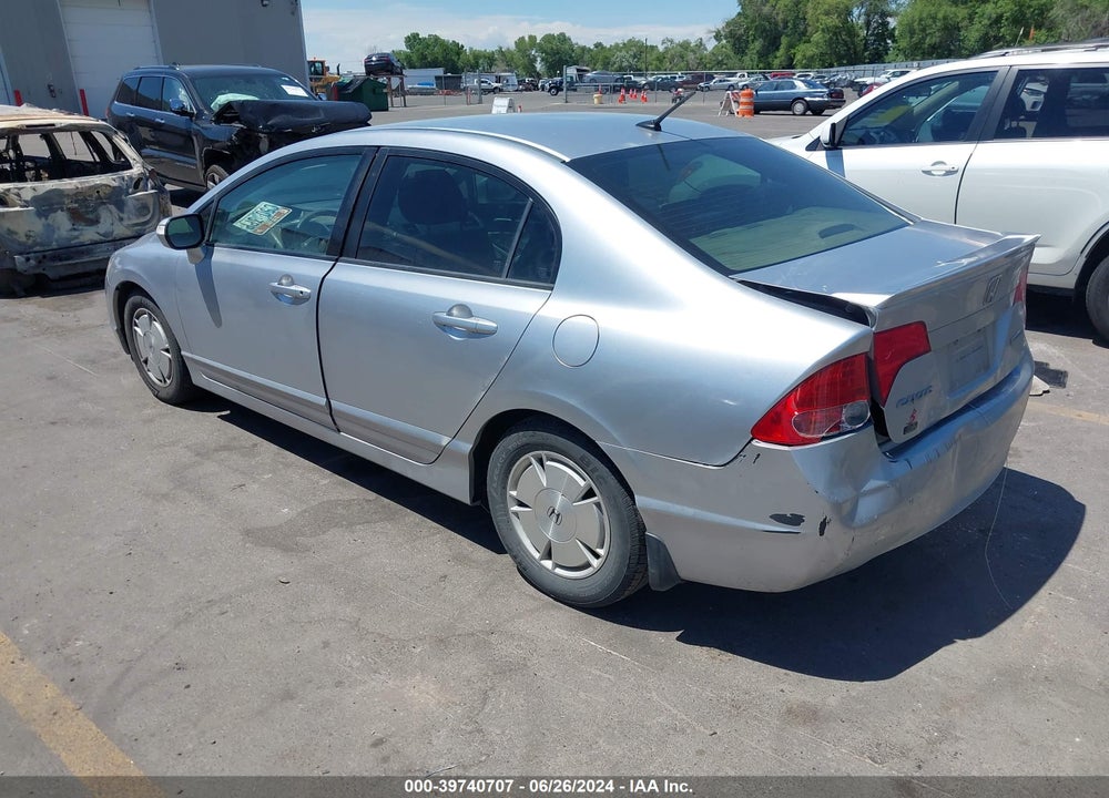 2007 HONDA CIVIC HYBRID VIN: JHMFA36247S029452