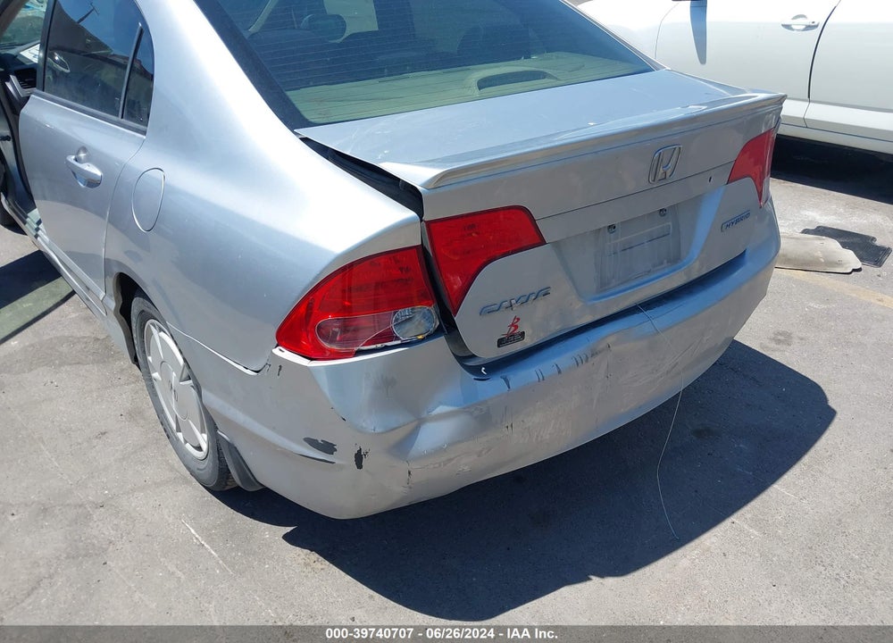 2007 HONDA CIVIC HYBRID VIN: JHMFA36247S029452