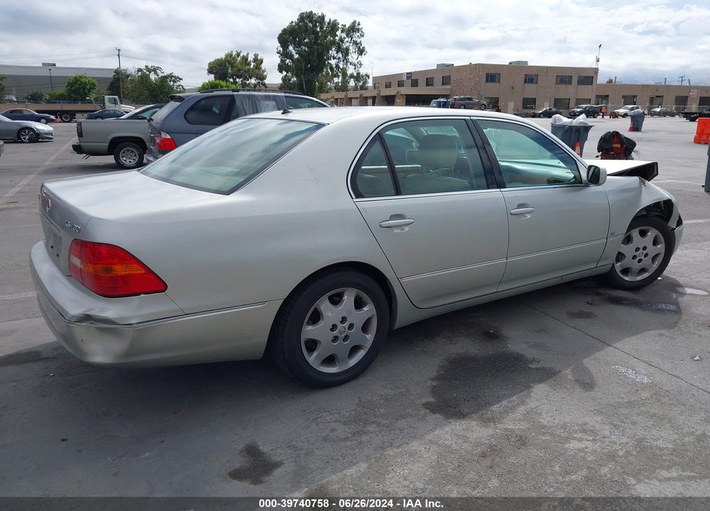 2001 LEXUS LS 430 VIN: JTHBN30F210007452