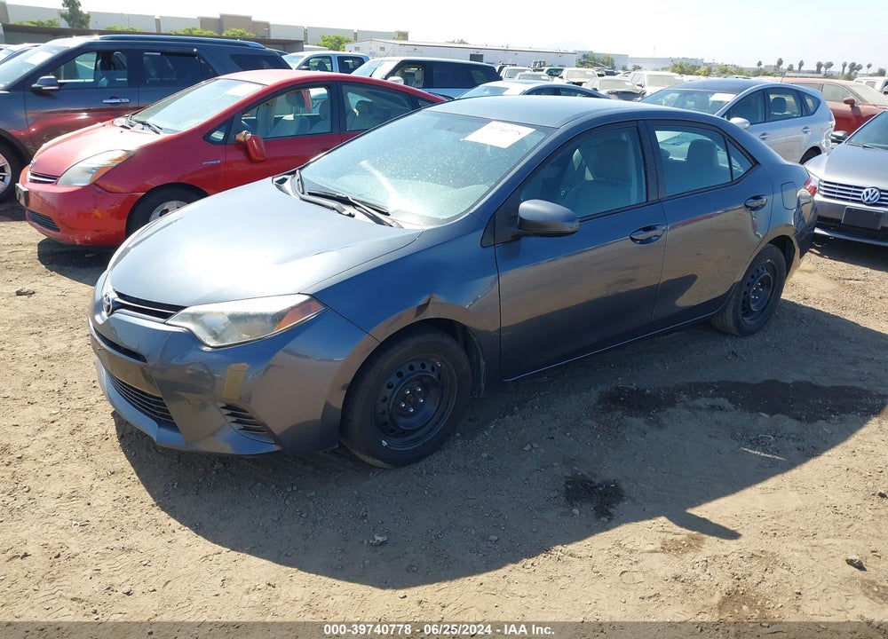 2015 TOYOTA COROLLA LE VIN: 5YFBURHEXFP339588