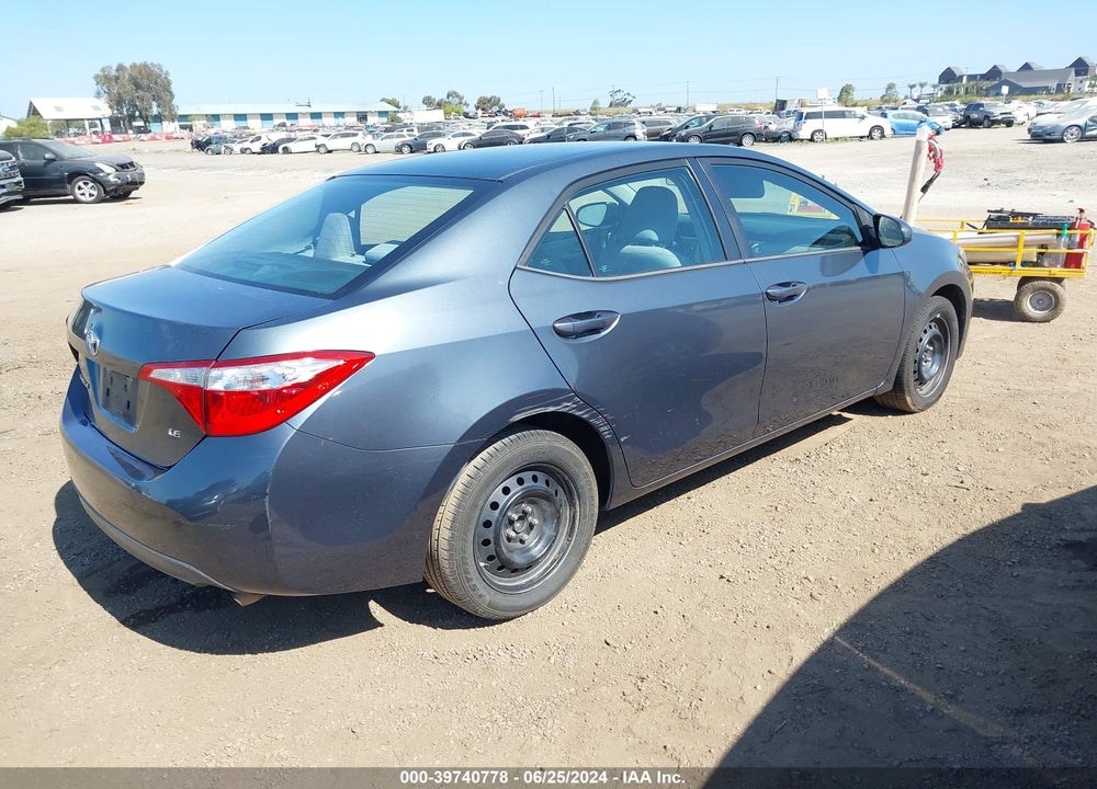 2015 TOYOTA COROLLA LE VIN: 5YFBURHEXFP339588