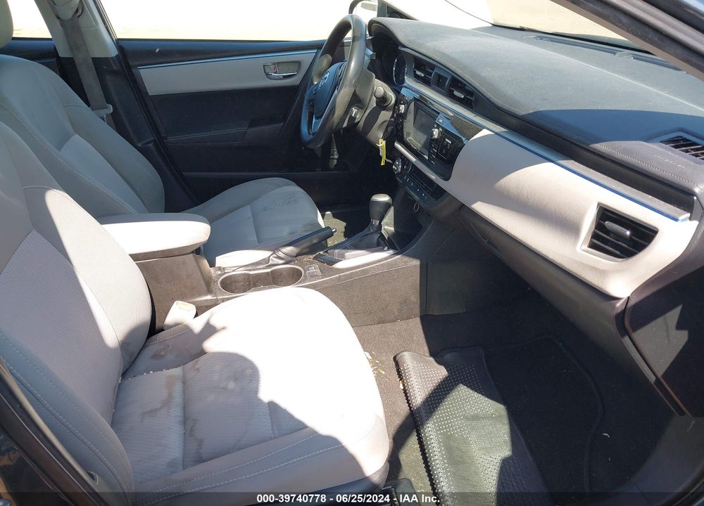 2015 TOYOTA COROLLA LE VIN: 5YFBURHEXFP339588