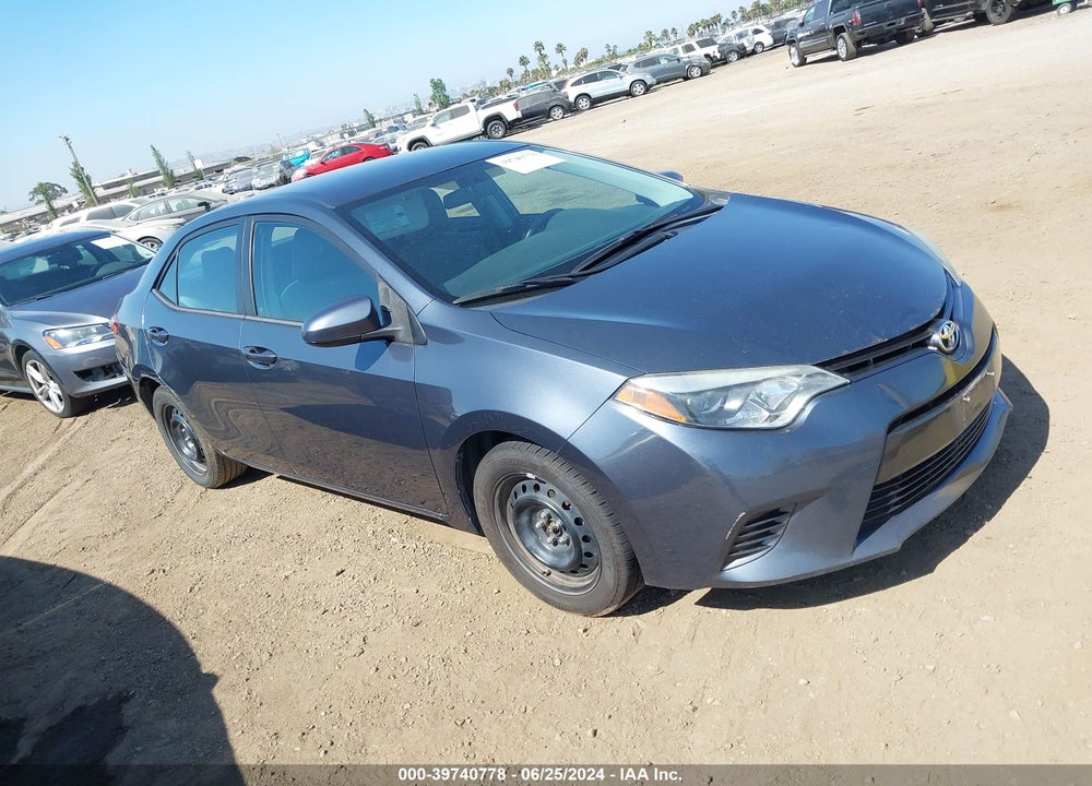 2015 TOYOTA COROLLA LE VIN: 5YFBURHEXFP339588