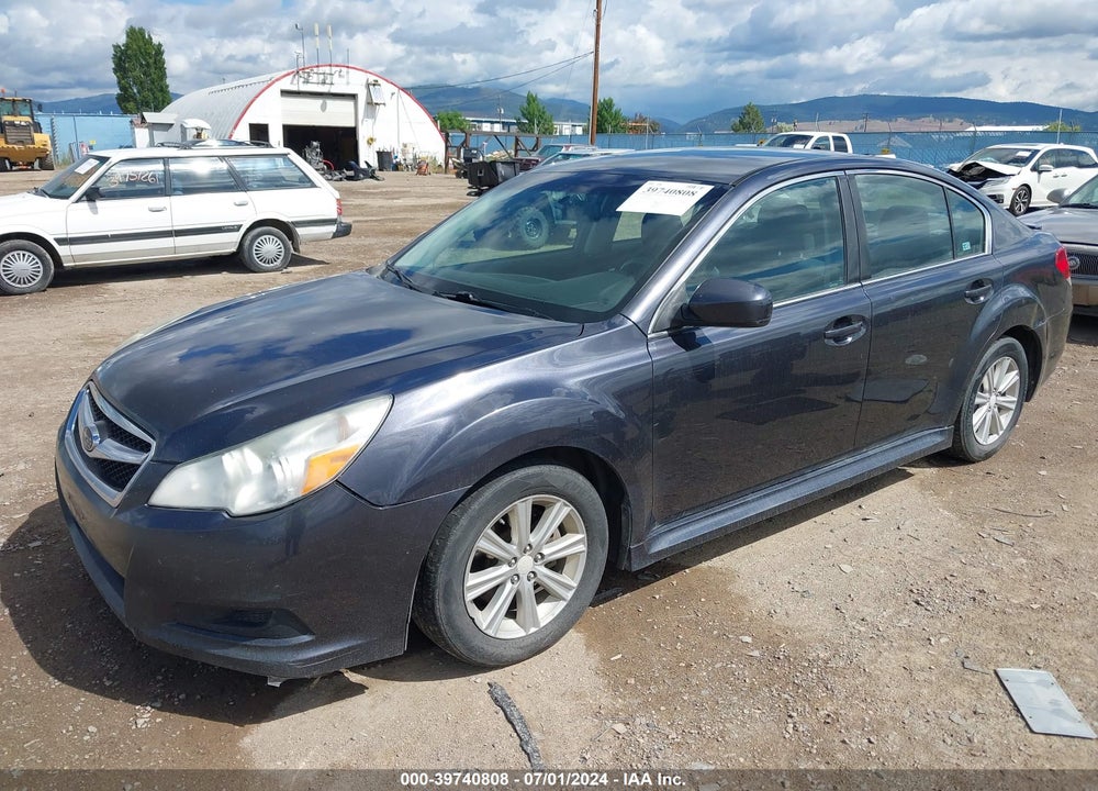 2012 SUBARU LEGACY 2.5I PREMIUM VIN: 4S3BMBB68C3004150