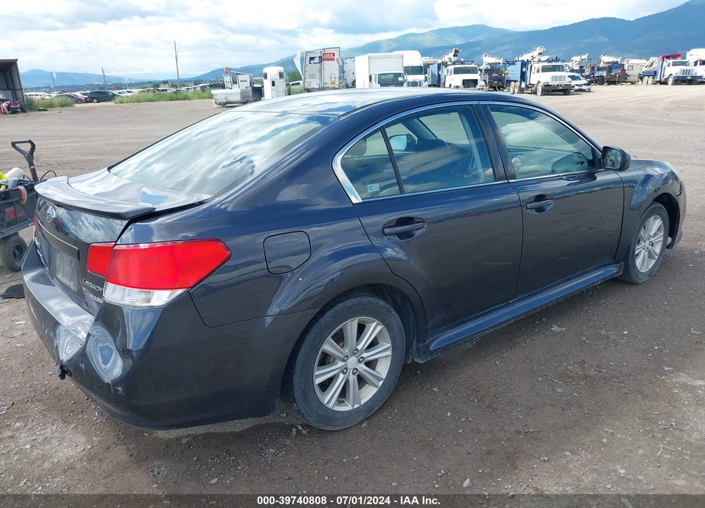 2012 SUBARU LEGACY 2.5I PREMIUM VIN: 4S3BMBB68C3004150
