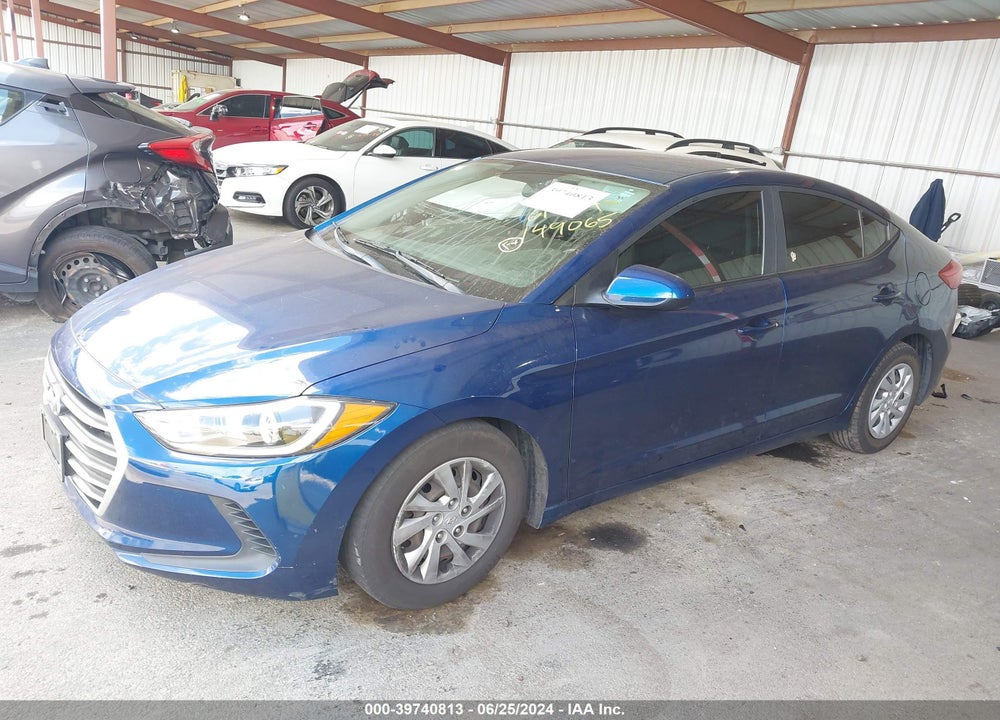2017 HYUNDAI ELANTRA SE VIN: 5NPD74LF7HH125841