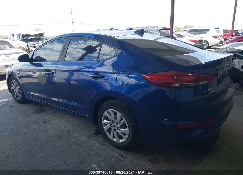 2017 HYUNDAI ELANTRA SE VIN: 5NPD74LF7HH125841