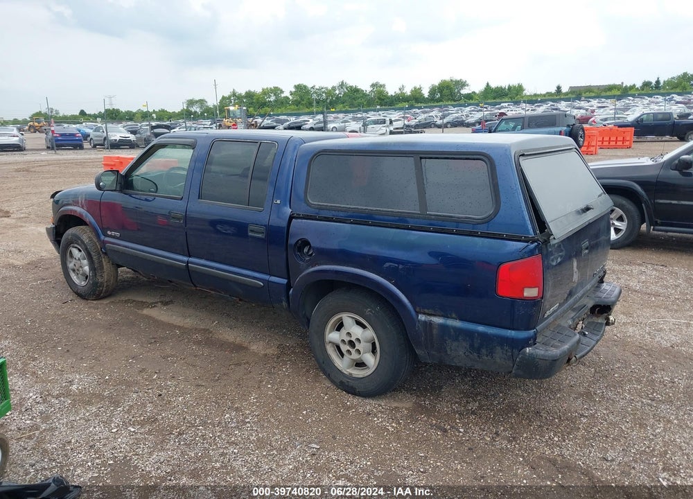 2003 CHEVROLET S-10 LS VIN: 1GCDT13X43K152993