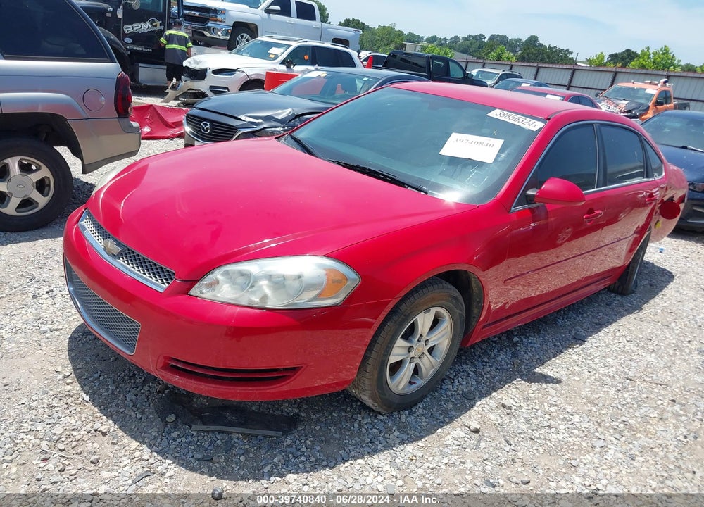 2013 CHEVROLET IMPALA LS VIN: 2G1WF5E35D1163352