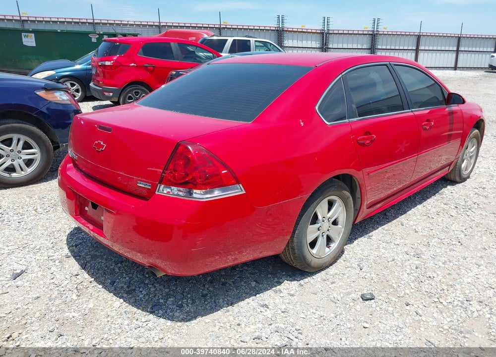 2013 CHEVROLET IMPALA LS VIN: 2G1WF5E35D1163352