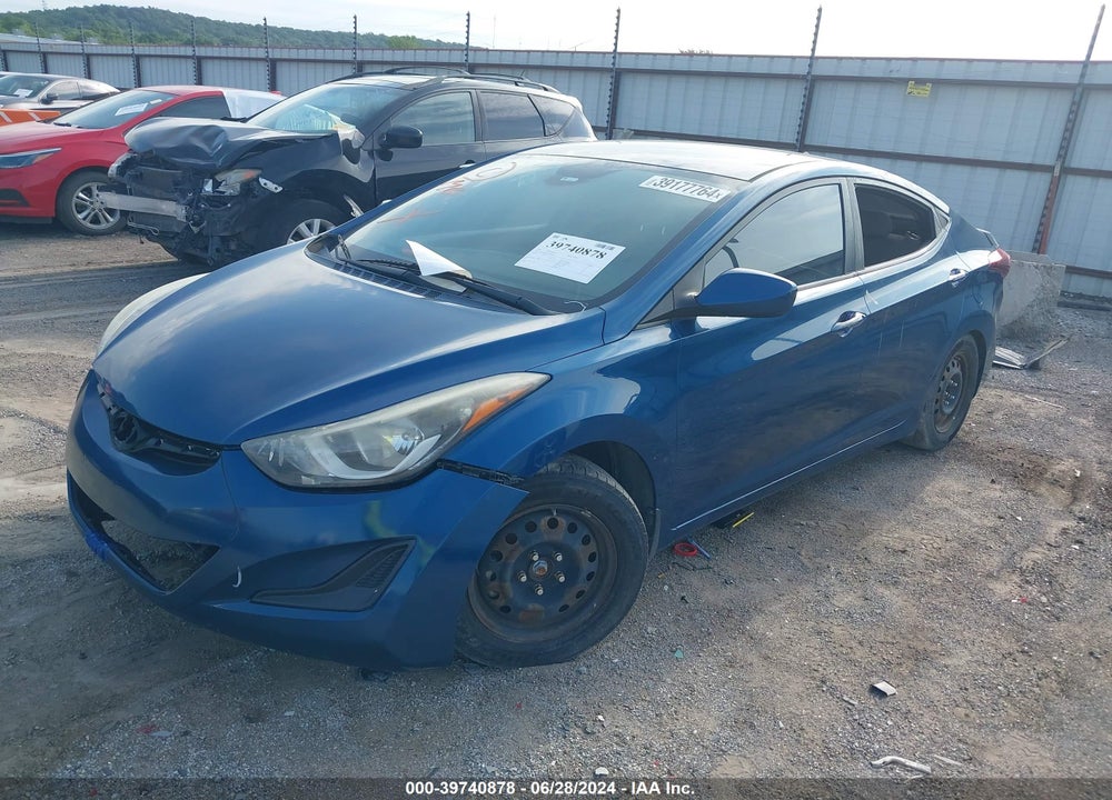 2016 HYUNDAI ELANTRA SE VIN: KMHDH4AE3GU516864