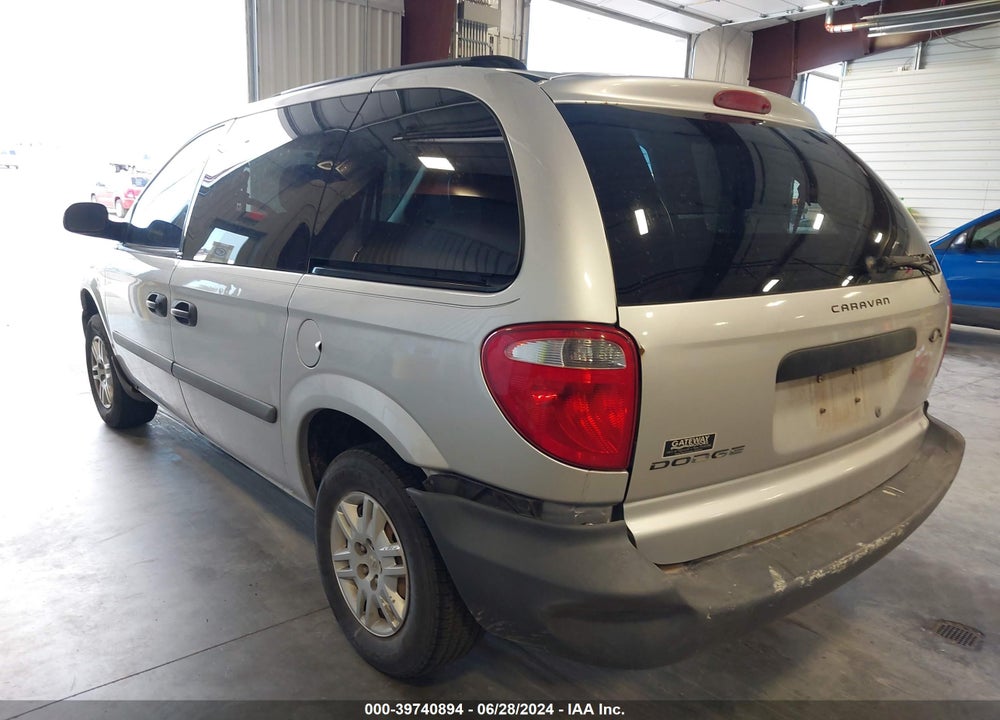 2007 DODGE CARAVAN SE VIN: 1D4GP25R27B185652