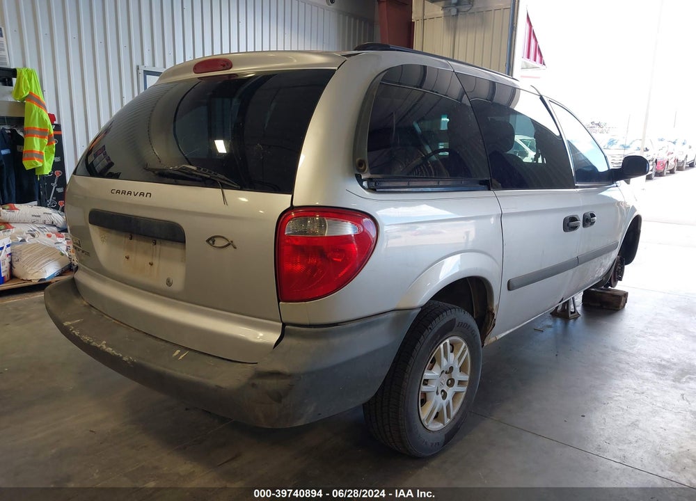 2007 DODGE CARAVAN SE VIN: 1D4GP25R27B185652